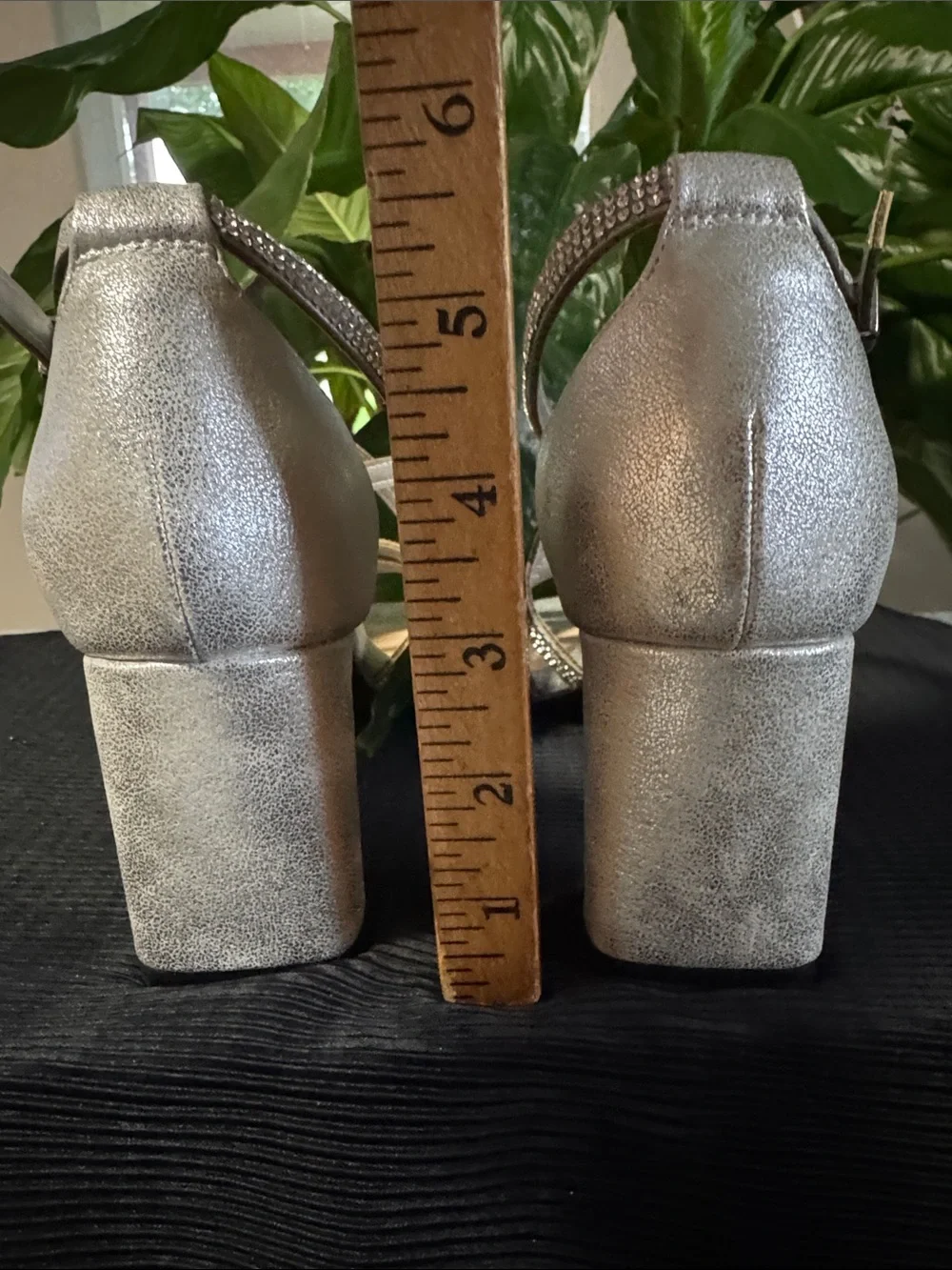 Bella Vita Aliette Silver Rhinestone Accents Heeled Dress Sandal - Women's 6.5W